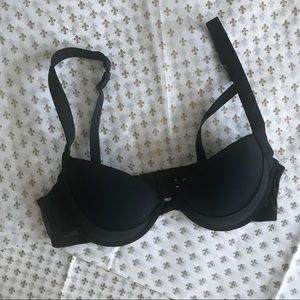 black push-up bra by addiction lingerie